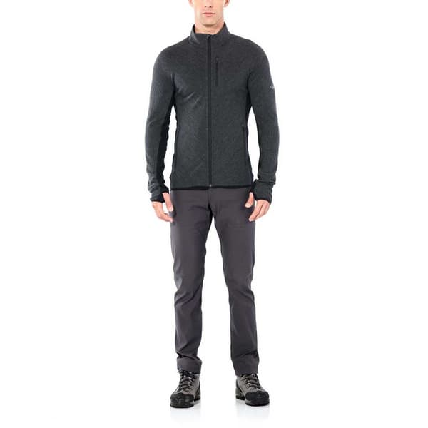 Icebreaker Sweatshirt Descender Merino Grå XL Mand