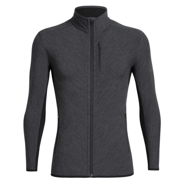 Icebreaker Sweatshirt Descender Merino Grå XL Mand