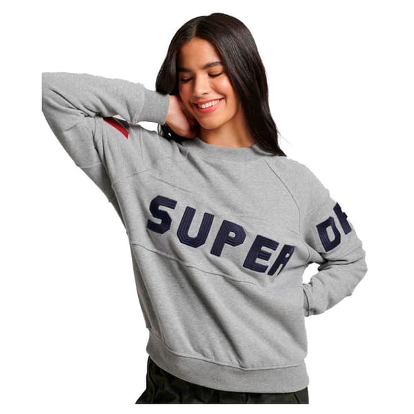 Superdry Luvtröja Ski Grå S Kvinna