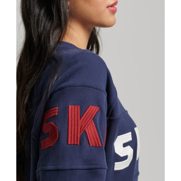 Superdry Hættetrøje Ski Blå XS Kvinde
