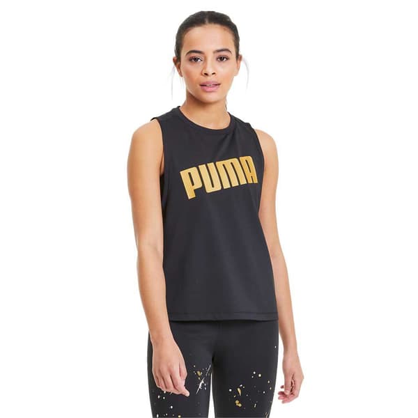 Puma Ärmlös T-shirt Metal Splash Adjustable Svart XS Kvinna