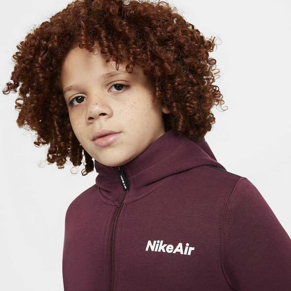 Nike Fuld Lynlå Sweatshirt Air Rød 8-9 Years