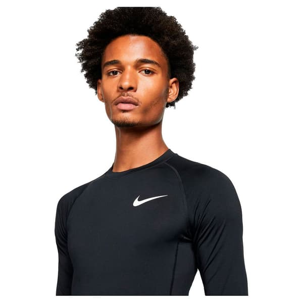 Nike Langærmet T-shirt Pro Dri Fit Sort 2XL / Regular Mand