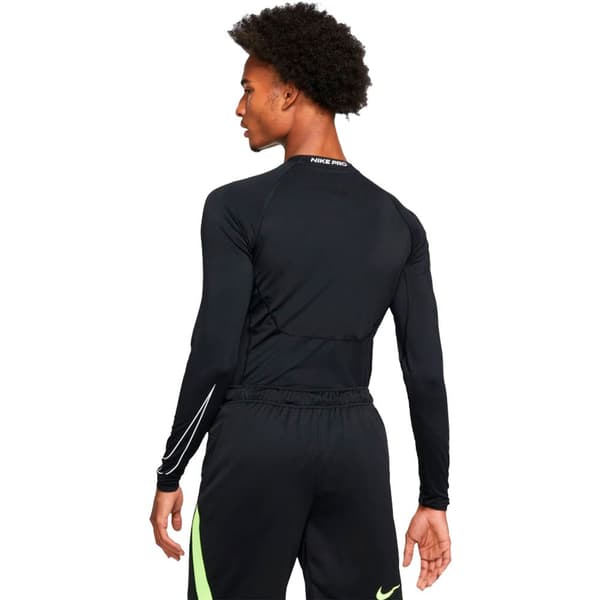 Nike Langærmet T-shirt Pro Dri Fit Sort 2XL / Regular Mand