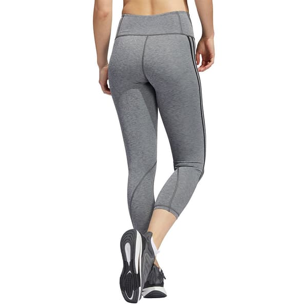 Adidas Leggings Optime Ticons Grå S / Regular Kvinde