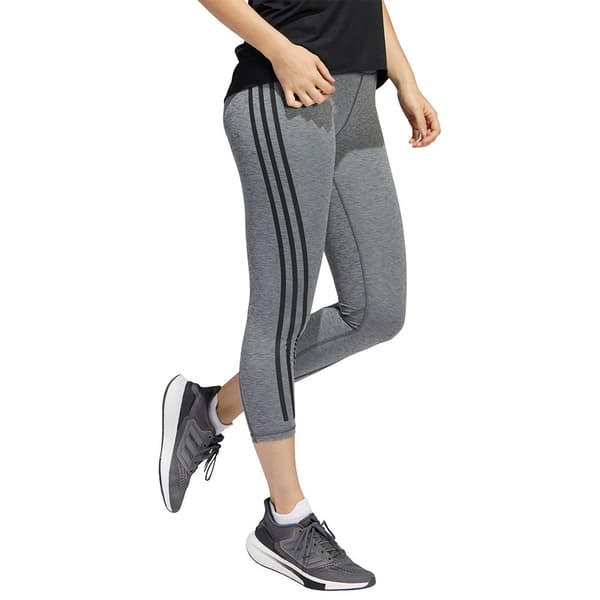 Adidas Leggings Optime Ticons Grå S / Regular Kvinde