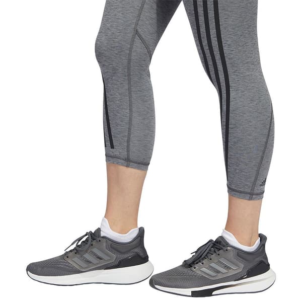 Adidas Leggings Optime Ticons Grå S / Regular Kvinde