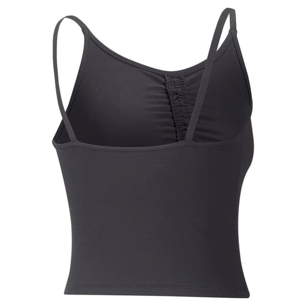 Puma Hihaton T-paita Yoga Studio Foundation Ruched Musta S Nainen