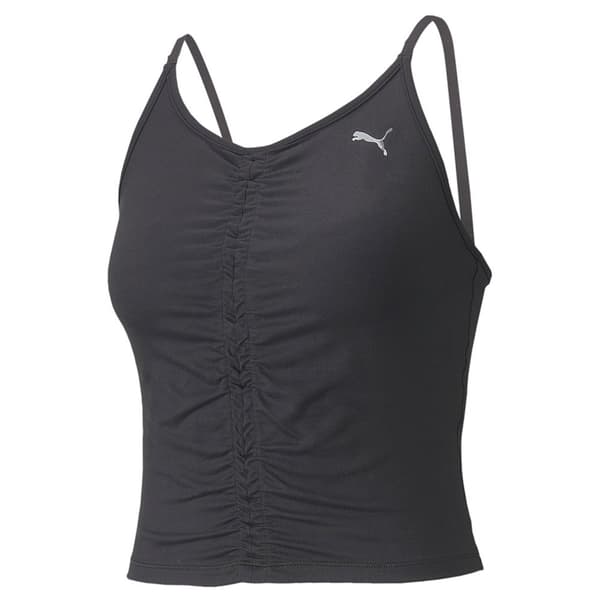 Puma Ärmlös T-shirt Yoga Studio Foundation Ruched Svart S Kvinna