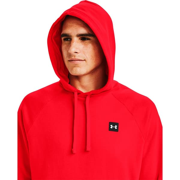Under Armour Hættetrøje Rival Fleece Rød 2XL / Regular Mand