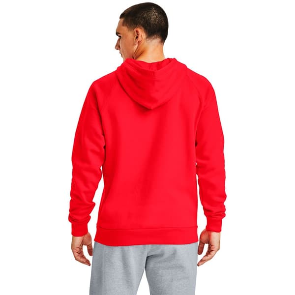 Under Armour Hættetrøje Rival Fleece Rød 2XL / Regular Mand