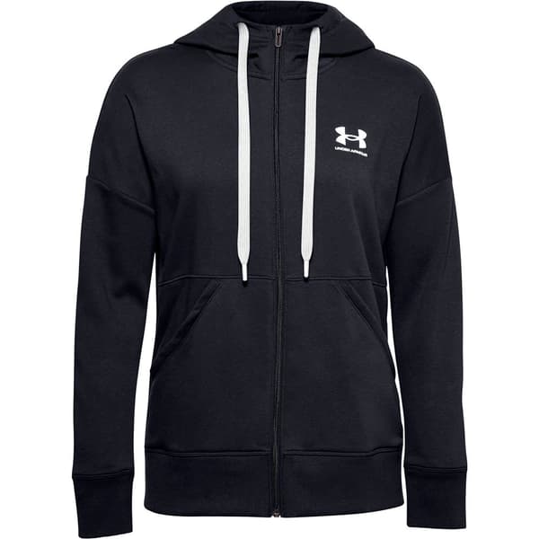 Under Armour Hættetrøje Med Fuld Lynlås Rival Fleece Sort XS Mand