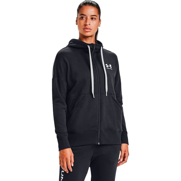 Under Armour Hættetrøje Med Fuld Lynlås Rival Fleece Sort XS Mand