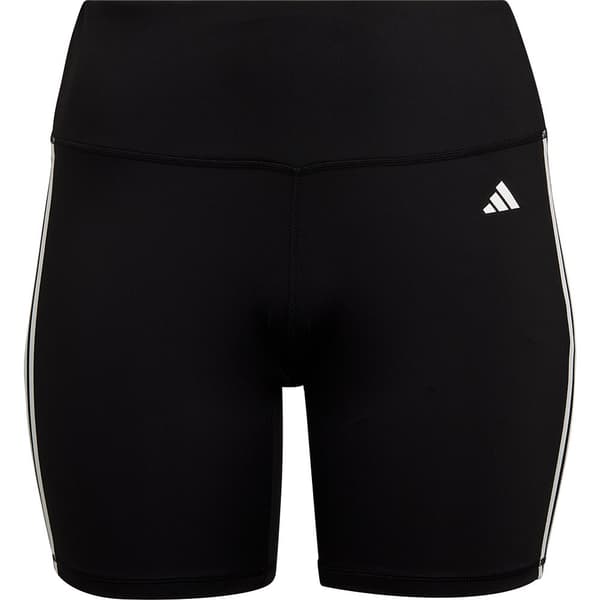 Adidas Korte Leggings Essentials 3 Stripes High-waisted Big Sort 2X Kvinde