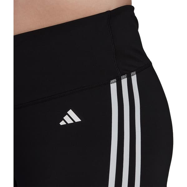 Adidas Korte Leggings Essentials 3 Stripes High-waisted Big Sort 2X Kvinde