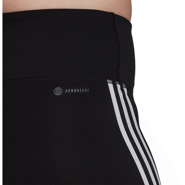 Adidas Korte Leggings Essentials 3 Stripes High-waisted Big Sort 2X Kvinde