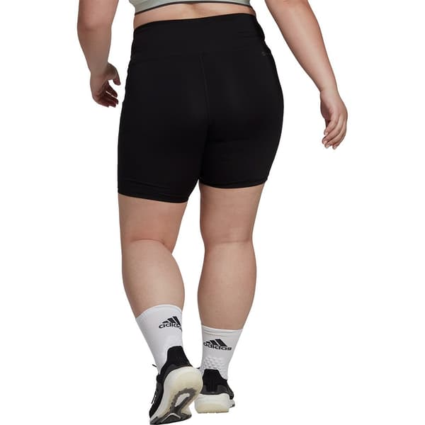 Adidas Korte Leggings Essentials 3 Stripes High-waisted Big Sort 2X Kvinde