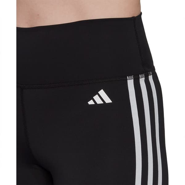 Adidas Kort Strumpbyxor Essentials 3 Stripes High-waisted Svart XS Kvinna