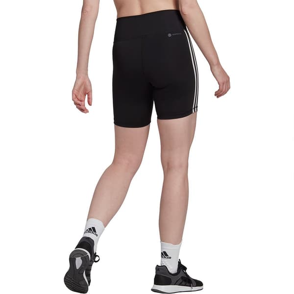 Adidas Kort Strumpbyxor Essentials 3 Stripes High-waisted Svart XS Kvinna