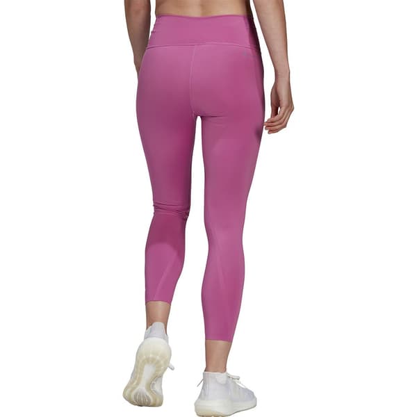 Adidas Strumpbyxor Optime Luxe 7/8 Lila M Kvinna