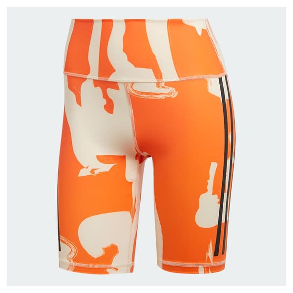 Adidas Korte Leggings Tmr Orange S Kvinde