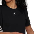 Miniatyrbillede 5 af 7: Adidas Kortærmet T-shirt Wtr Icons 3 Stripes Sort XS Kvinde