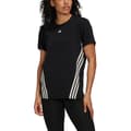 Miniatyrbillede 1 af 7: Adidas Kortærmet T-shirt Wtr Icons 3 Stripes Sort XS Kvinde