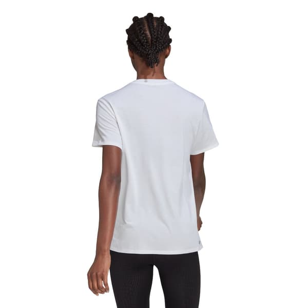 Adidas Kortärmad T-shirt Wtr Icons 3 Stripes Vit S Kvinna