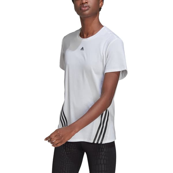 Adidas Kortärmad T-shirt Wtr Icons 3 Stripes Vit S Kvinna
