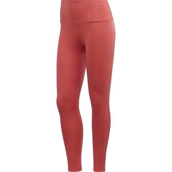 Adidas Strumpbyxor Yoga Essentials High-waisted Röd S Kvinna