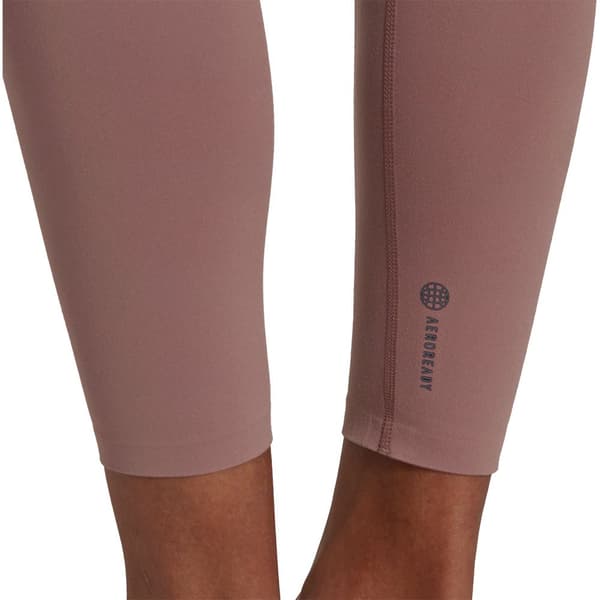 Adidas Leggings Yoga Luxe Studio 7/8 Brun M Kvinde