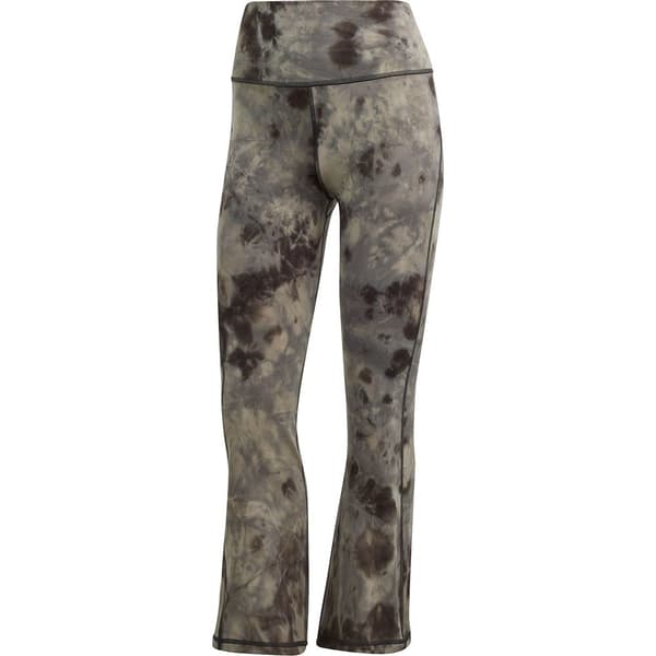 Adidas Leggings Yoga Studio Earth Flared 7/8 Beige S / Regular Kvinde
