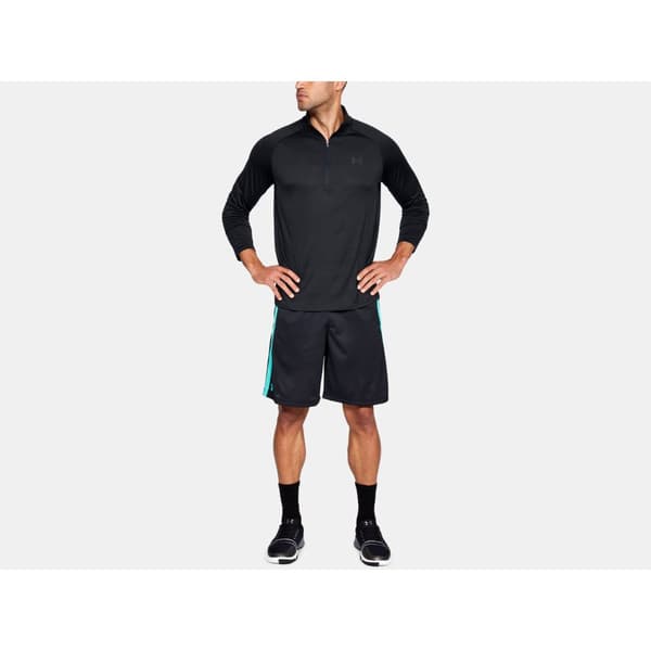 Under Armour Langærmet T-shirt Med Halv Lynlås Tech™ 2.0 Sort L / Regular Mand
