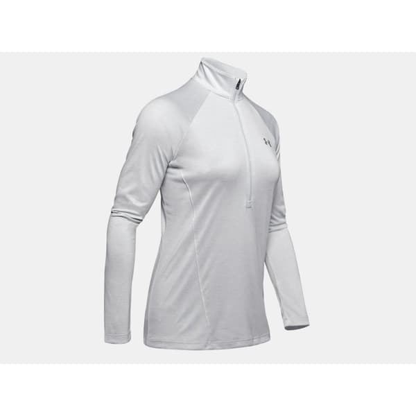 Under Armour Jersey Tech™ Twist ½ Zip Grå L Kvinna