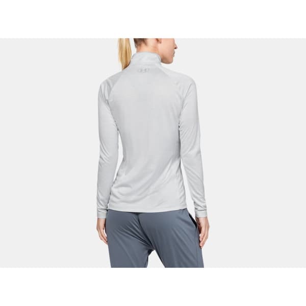 Under Armour Jersey Tech™ Twist ½ Zip Grå L Kvinde