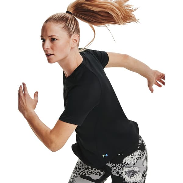 Under Armour Kortärmad T-shirt Rush Svart XS Kvinna