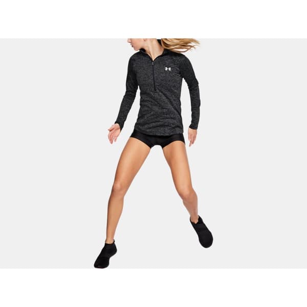 Under Armour Jersey Tech™ Twist ½ Zip Sort S Kvinde