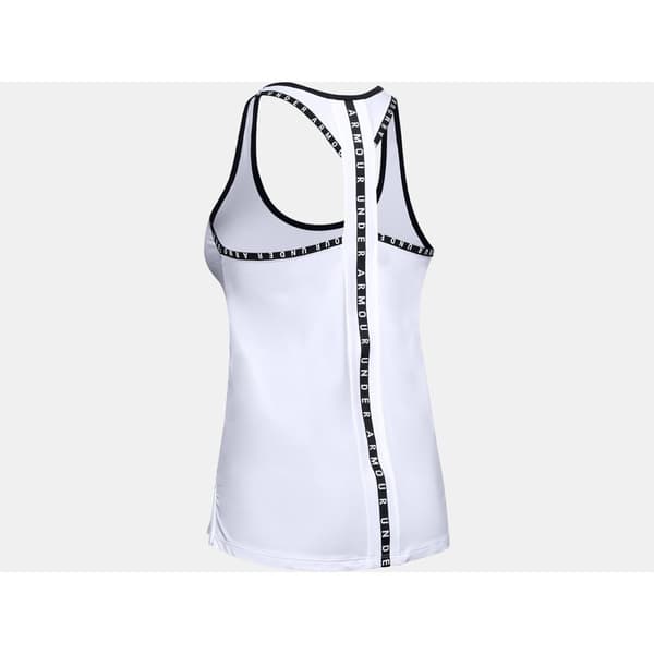 Under Armour Ärmlös T-shirt Knockout Vit S Kvinna