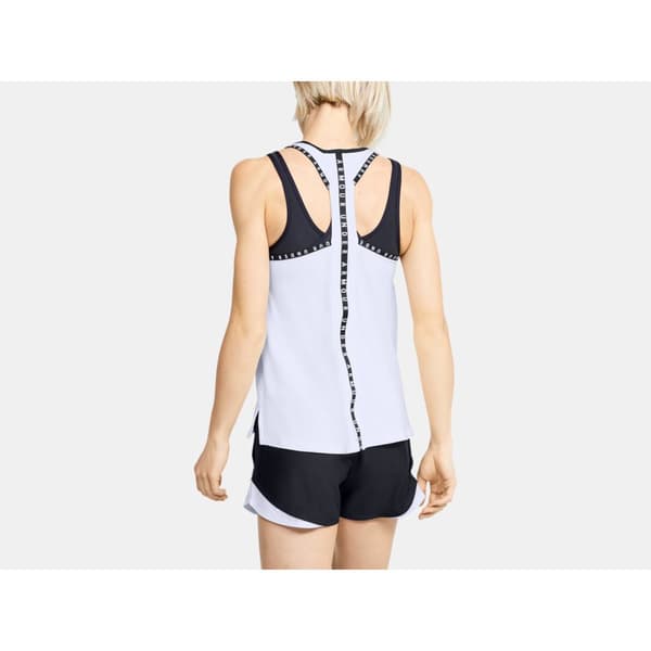 Under Armour Ärmlös T-shirt Knockout Vit S Kvinna
