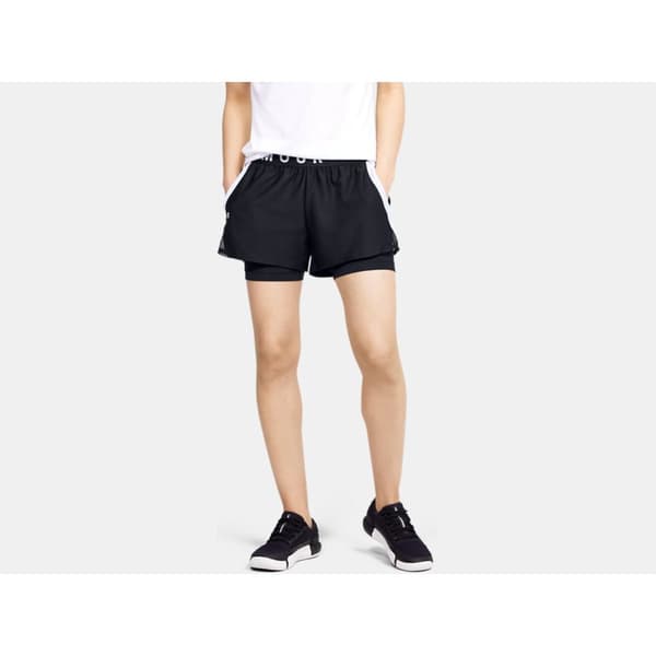 Under Armour 2-i-1 Play Up Play Up Sort M Kvinde