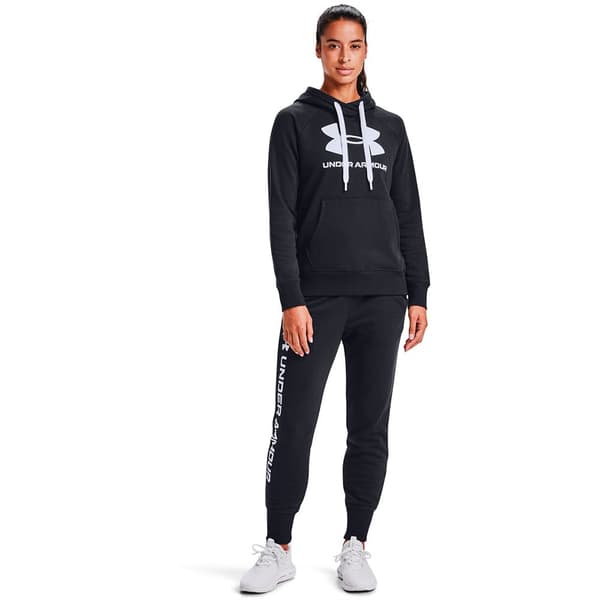 Under Armour Luvtröja Logo Rival Svart XS Kvinna