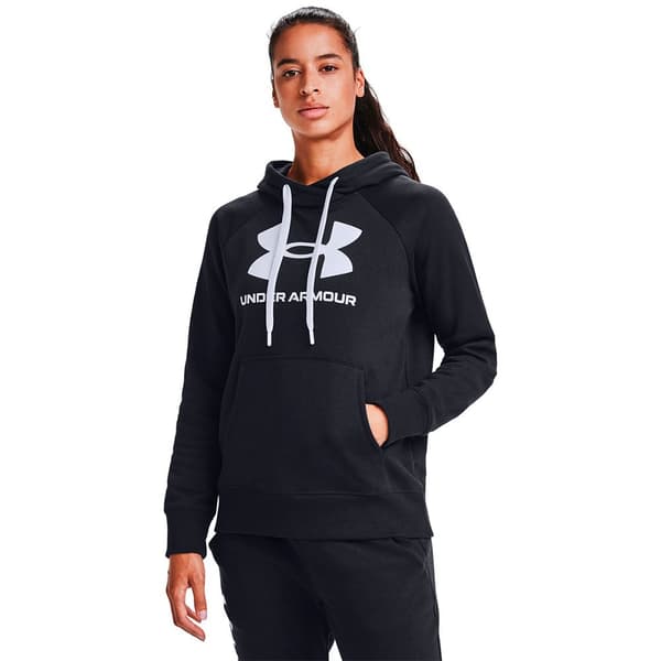 Under Armour Luvtröja Logo Rival Svart XS Kvinna