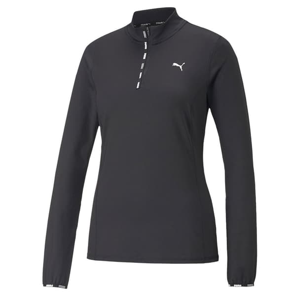 Puma Tröja Med Halv Dragkedja Strong Svart XS Kvinna