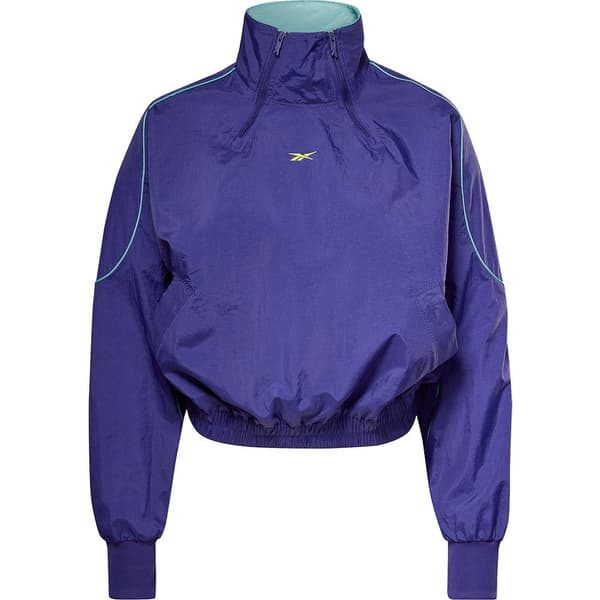 Reebok Tröja Les Mills® Woven Cover-up Blå S Kvinna