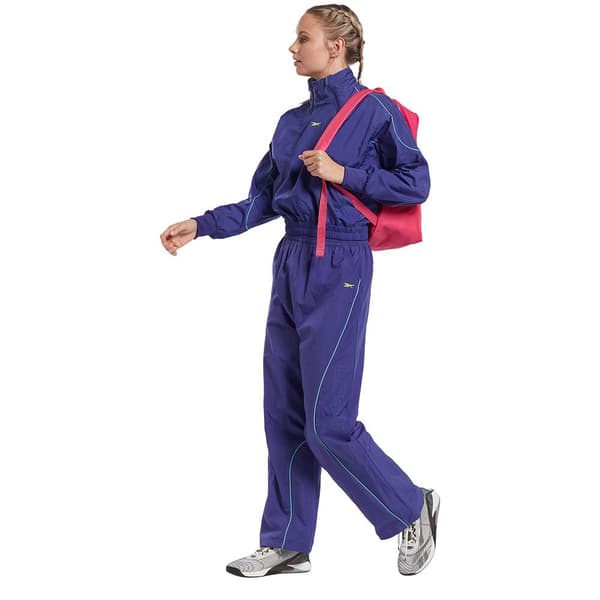 Reebok Tröja Les Mills® Woven Cover-up Blå S Kvinna