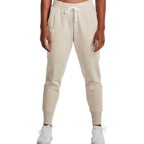 Under Armour Joggere Rival Fleece Beige XL / Regular Kvinde