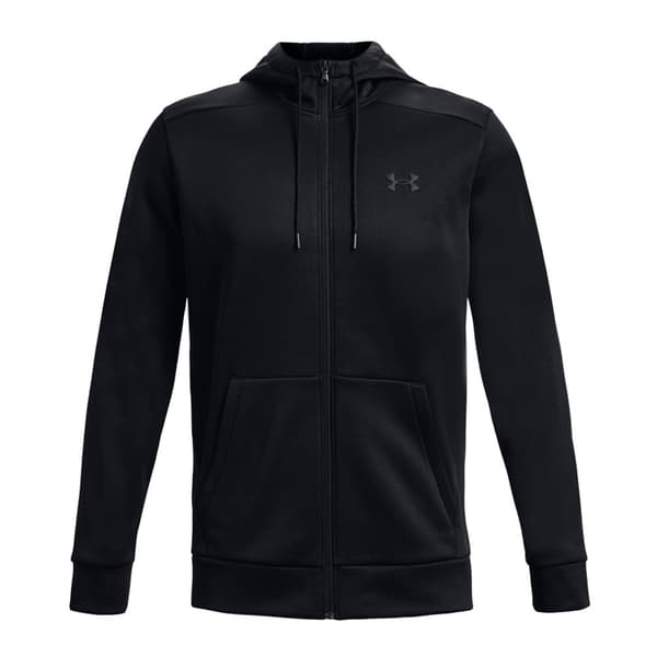 Under Armour Sweatshirt Med Full Dragkedja Armour Fleece Svart M Man