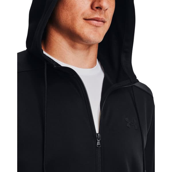 Under Armour Sweatshirt Med Full Dragkedja Armour Fleece Svart M Man