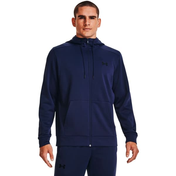 Under Armour Sweatshirt Med Fuld Lynlås Armour Fleece Blå XL Mand