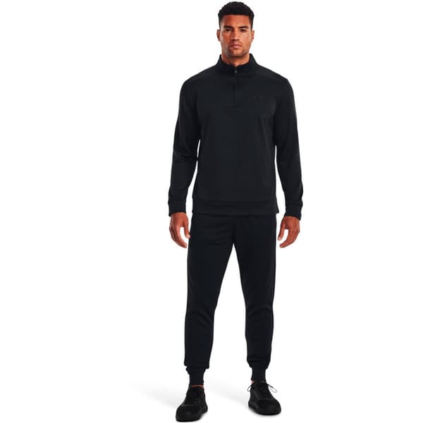 Under Armour Halv Lynlå Sweatshirt Armour Fleece Sort XS / Regular Mand